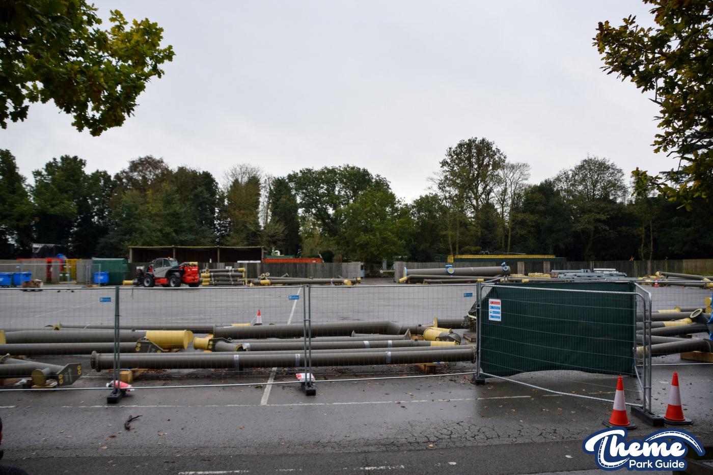 Drayton Manor 2024 Rollercoaster Supports Delivered