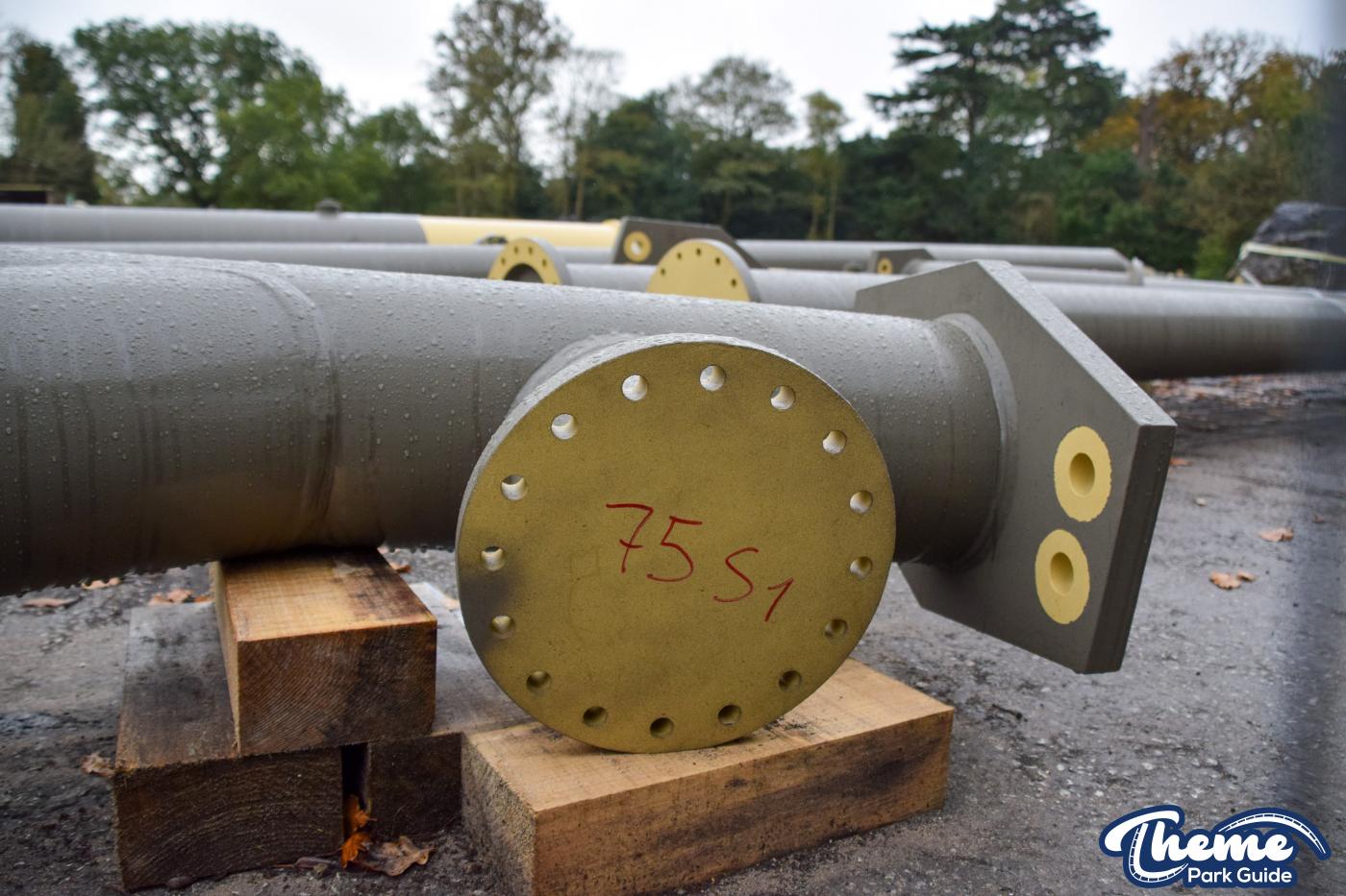 Drayton Manor 2024 Rollercoaster Supports Delivered