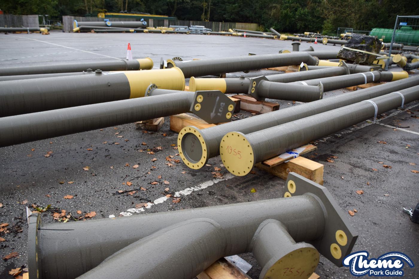 Drayton Manor 2024 Rollercoaster Supports Delivered