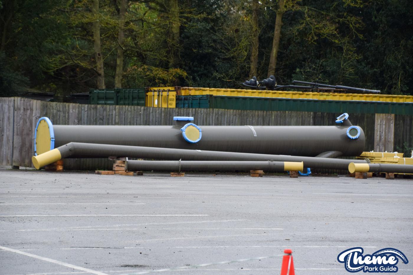 Drayton Manor 2024 Rollercoaster Supports Delivered