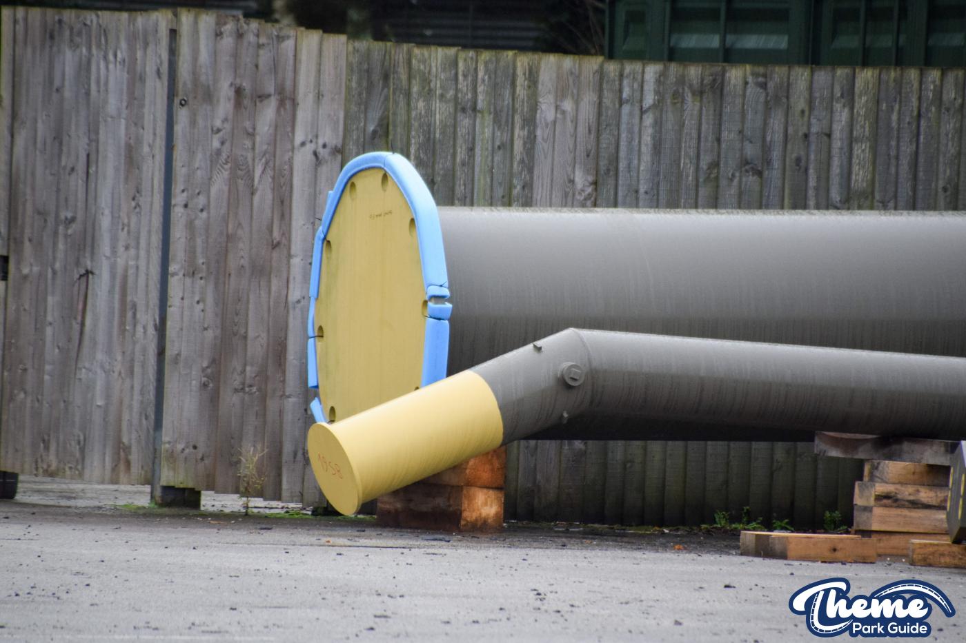 Drayton Manor 2024 Rollercoaster Supports Delivered