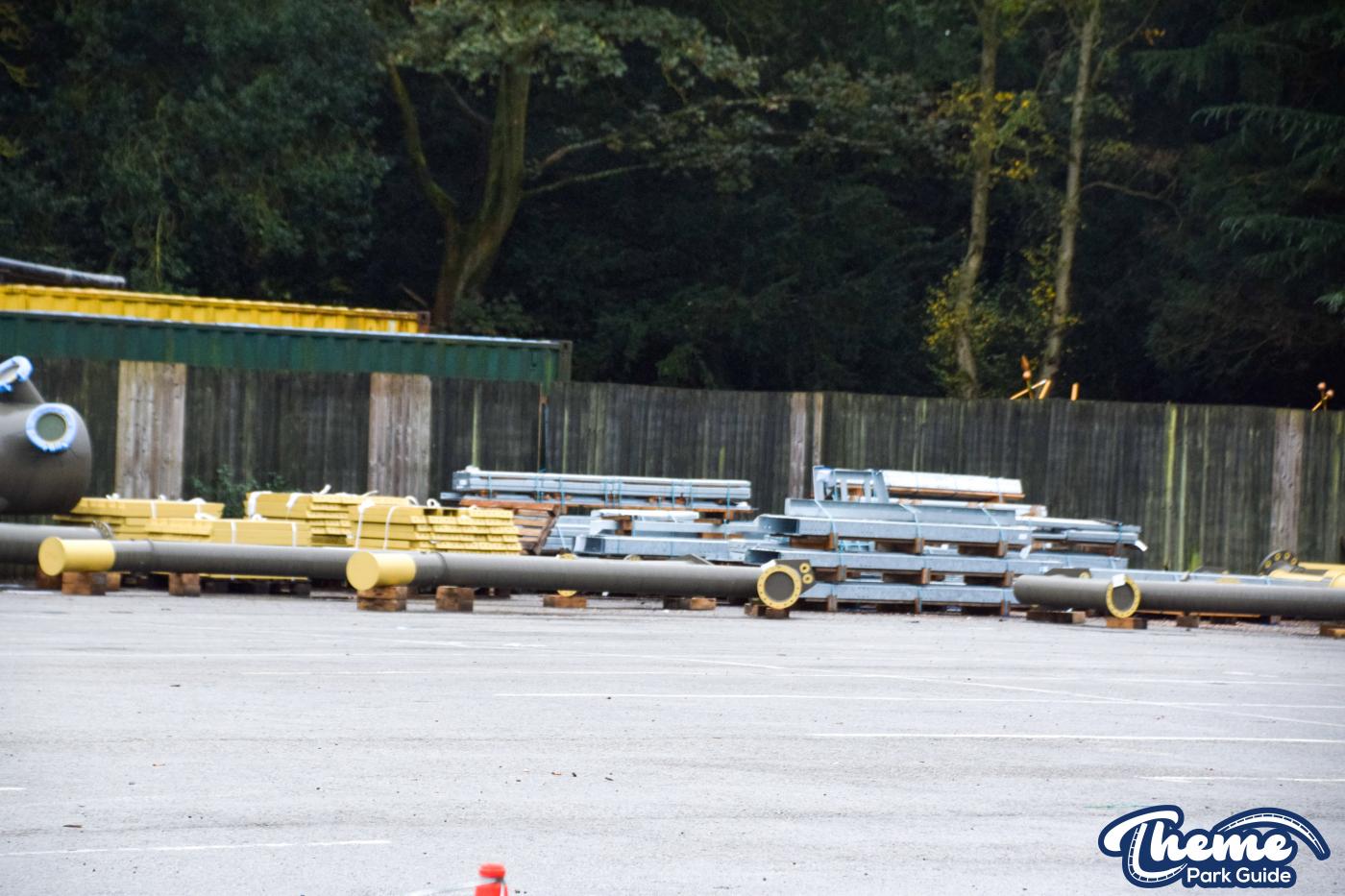 Drayton Manor 2024 Rollercoaster Supports Delivered