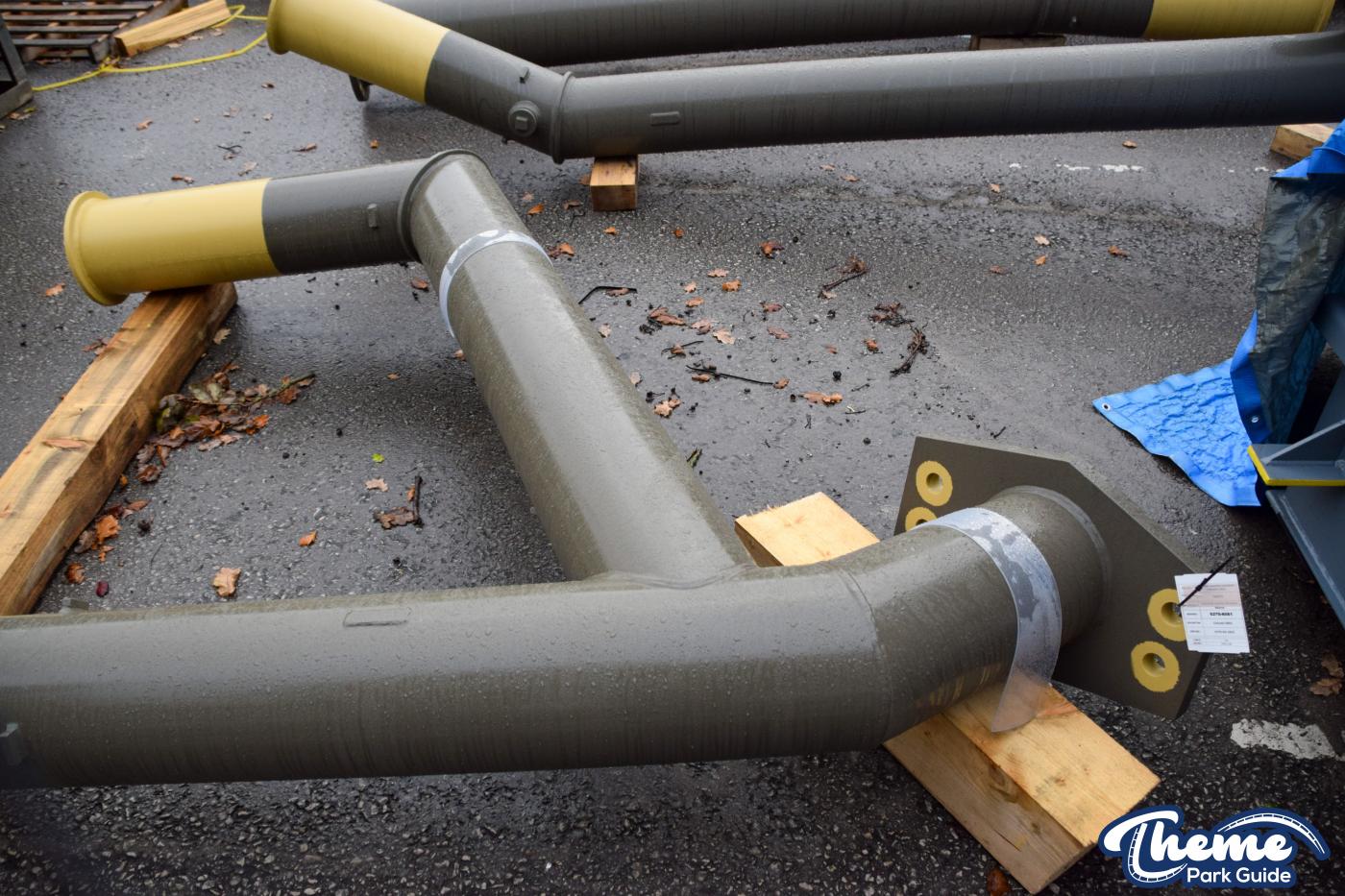 Drayton Manor 2024 Rollercoaster Supports Delivered
