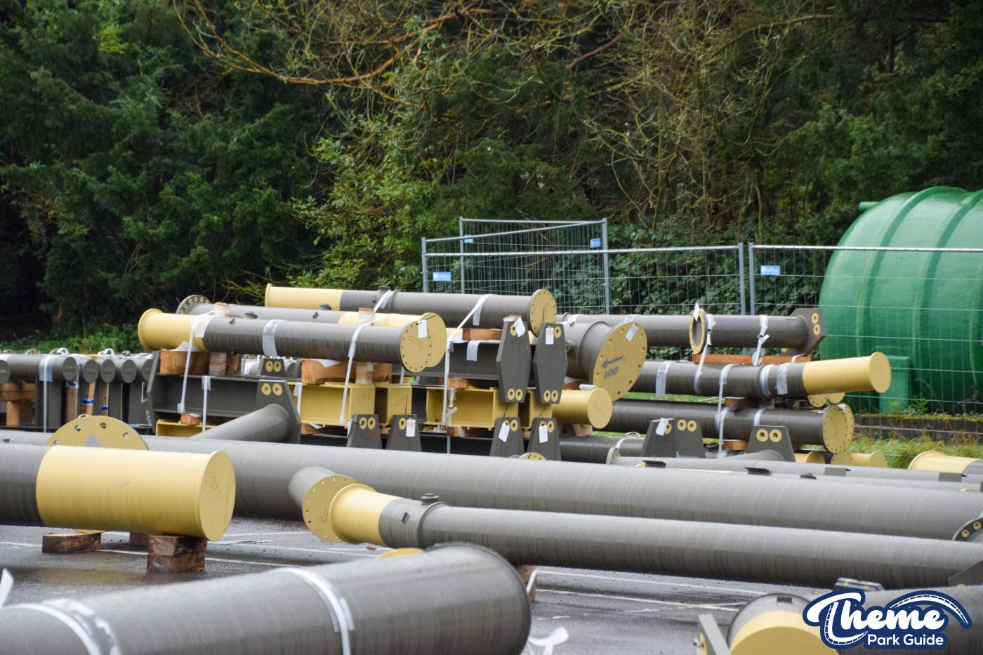 Drayton Manor 2024 Rollercoaster Supports Delivered