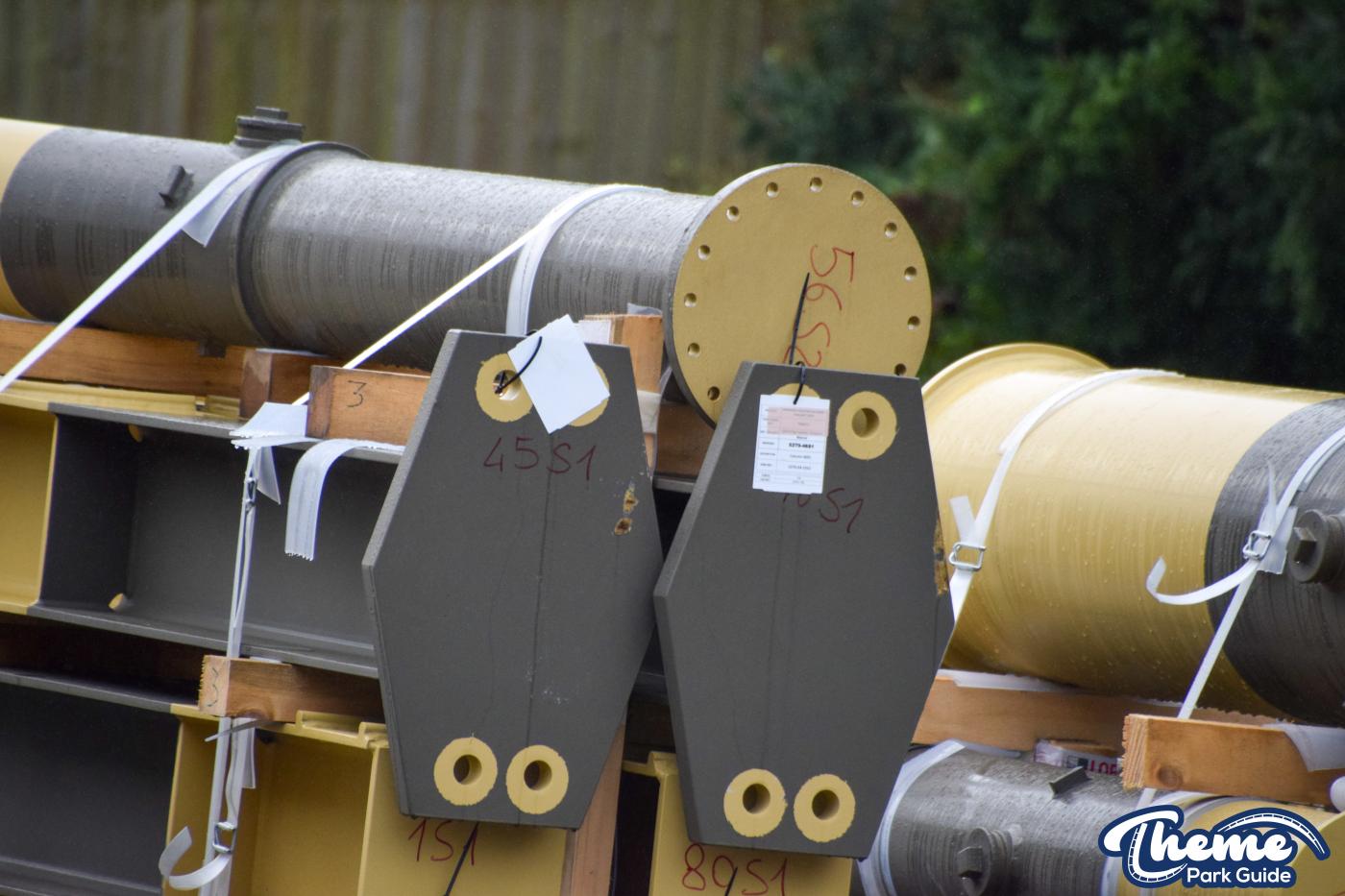 Drayton Manor 2024 Rollercoaster Supports Delivered