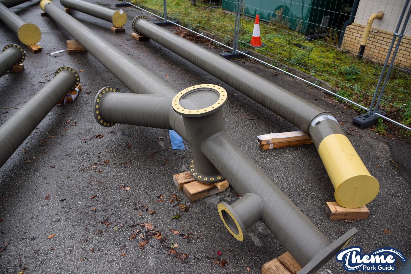 Drayton Manor 2024 Rollercoaster Supports Delivered