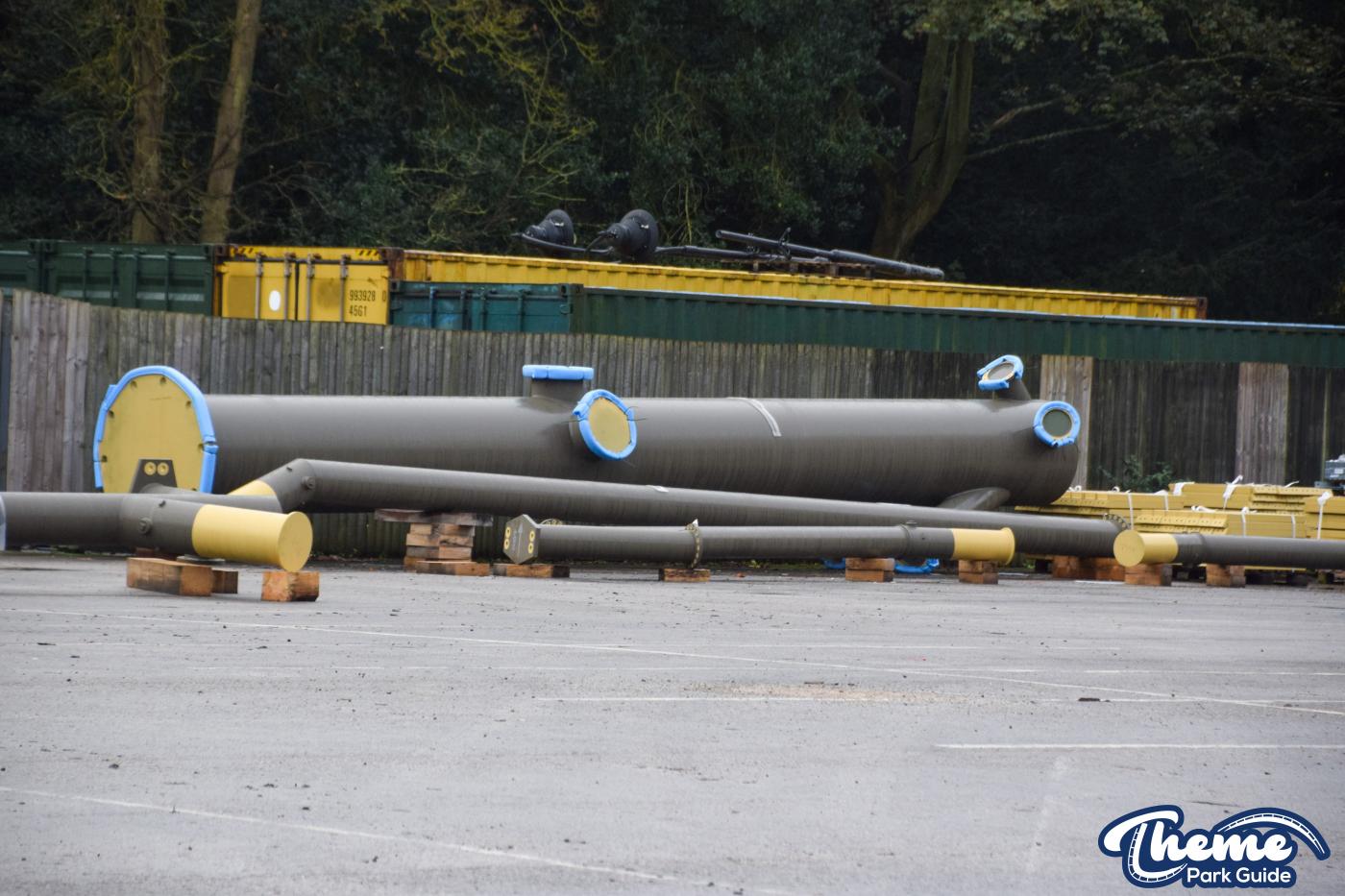 Drayton Manor 2024 Rollercoaster Supports Delivered