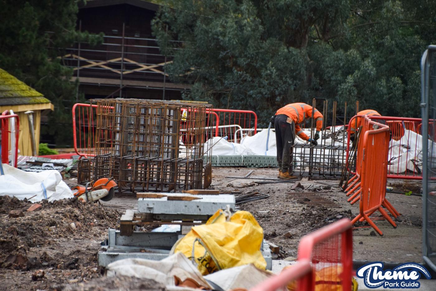 Drayton Manor 2024 Rollercoaster Supports Delivered