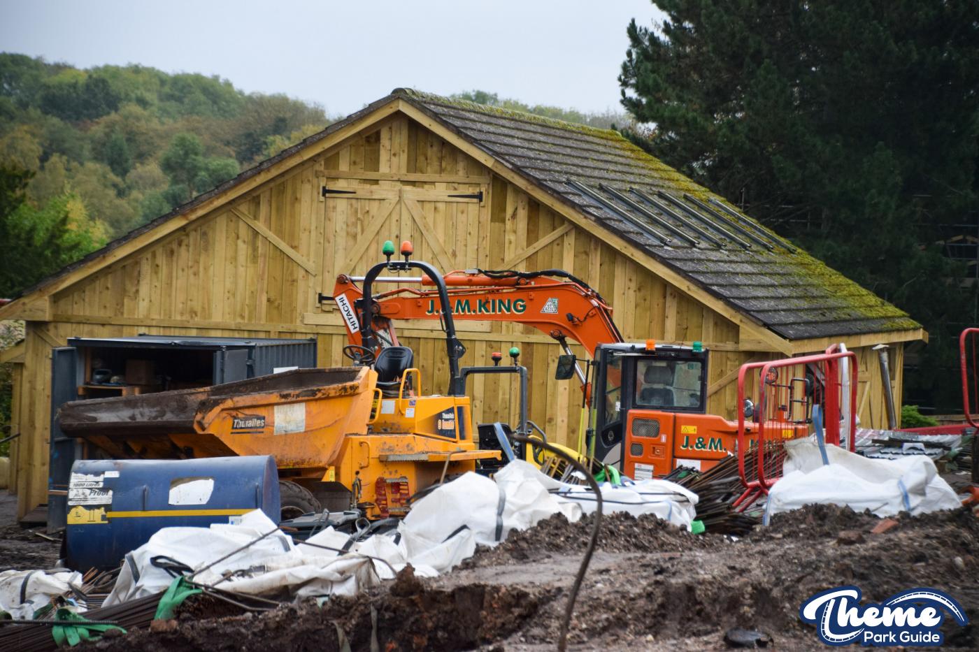Drayton Manor 2024 Rollercoaster Supports Delivered