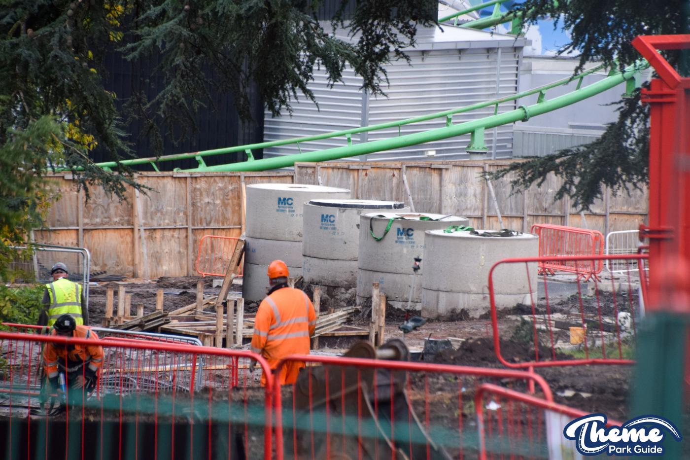 Drayton Manor 2024 Rollercoaster Supports Delivered