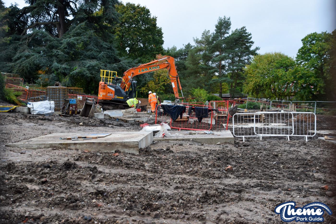 Drayton Manor 2024 Rollercoaster Supports Delivered