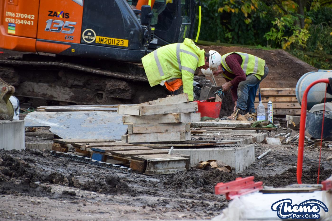 Drayton Manor 2024 Rollercoaster Supports Delivered