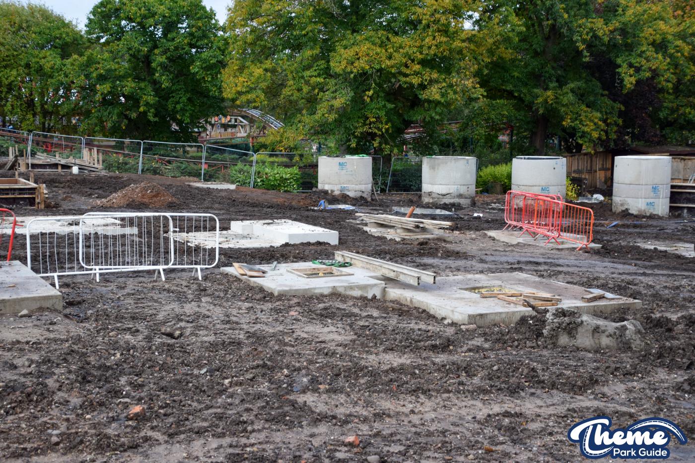 Drayton Manor 2024 Rollercoaster Supports Delivered