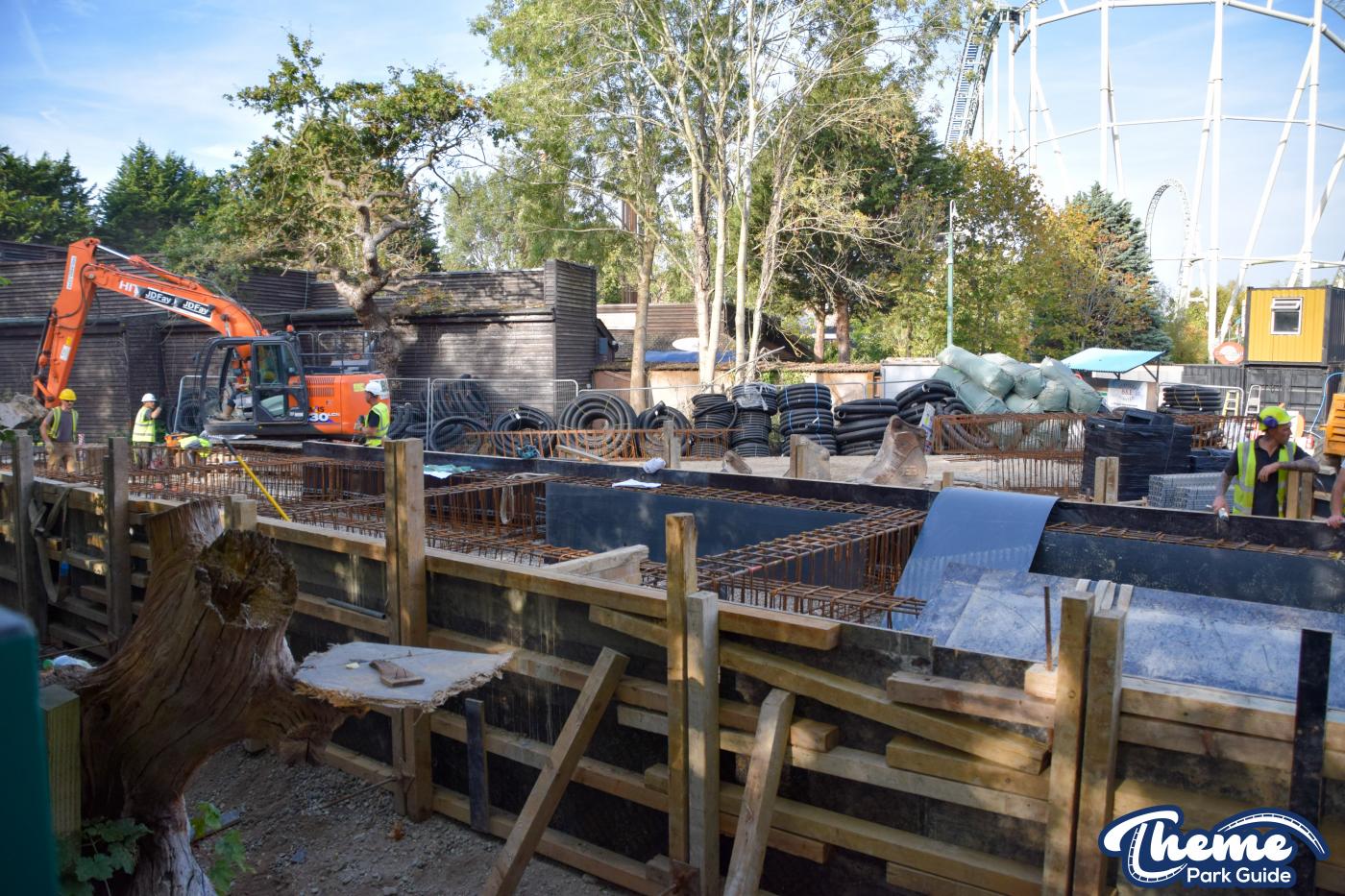 Hyperia Rises Into The Thorpe Park Skyline