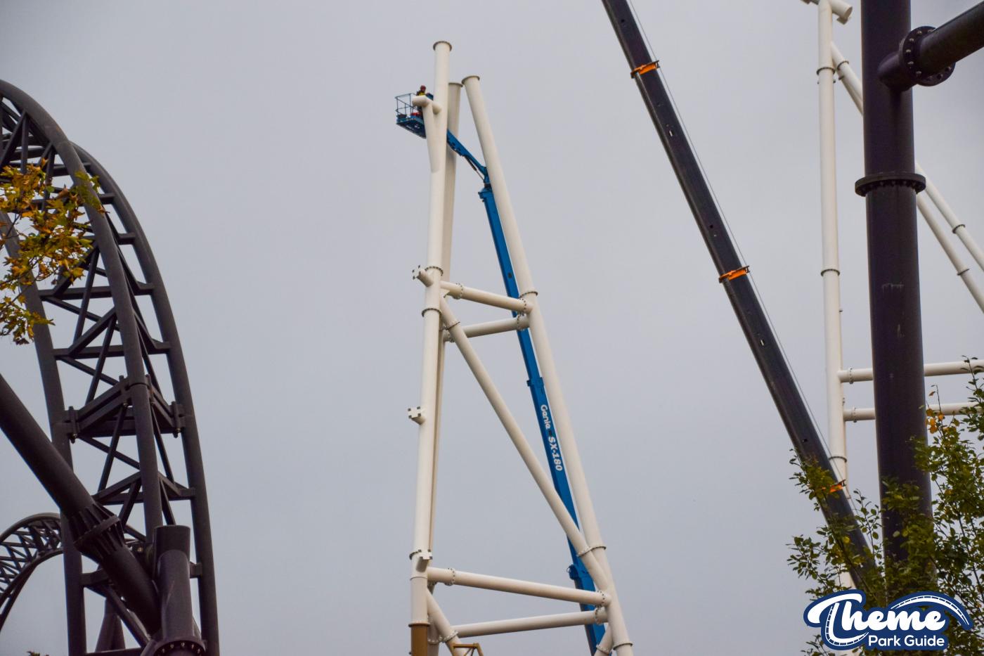 Sunset Over The Busy Hyperia Construction Site