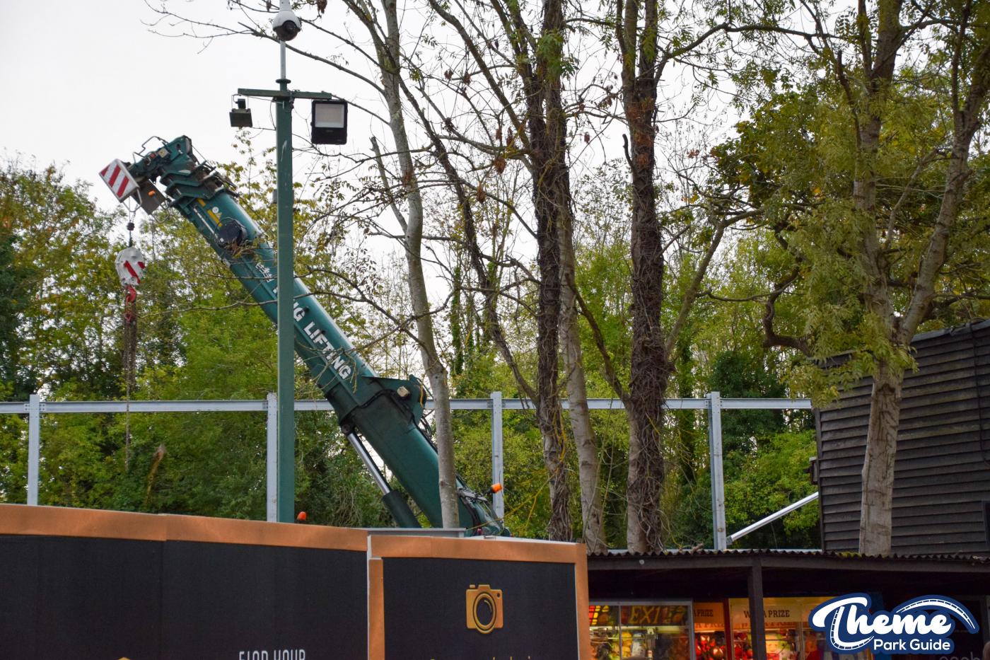 Sunset Over The Busy Hyperia Construction Site