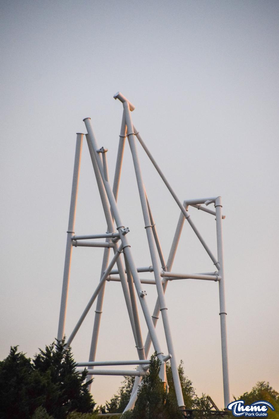 Sunset Over The Busy Hyperia Construction Site