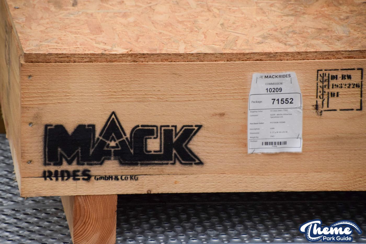 Hyperia Top and Bottom Of Lift Hill Delivered