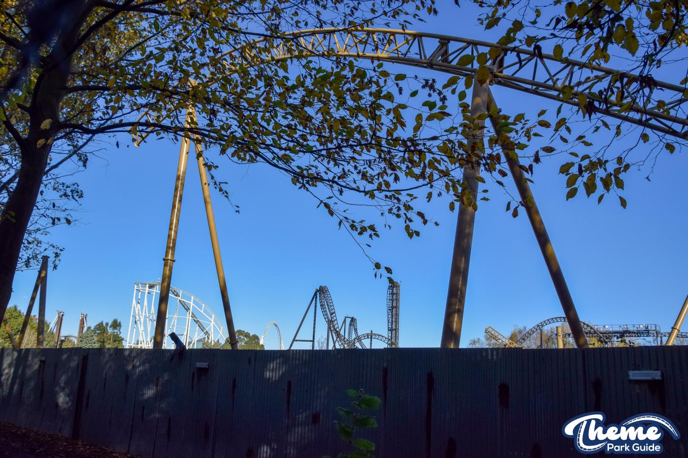 Hyperia Final Turn Around And Station Track Installed