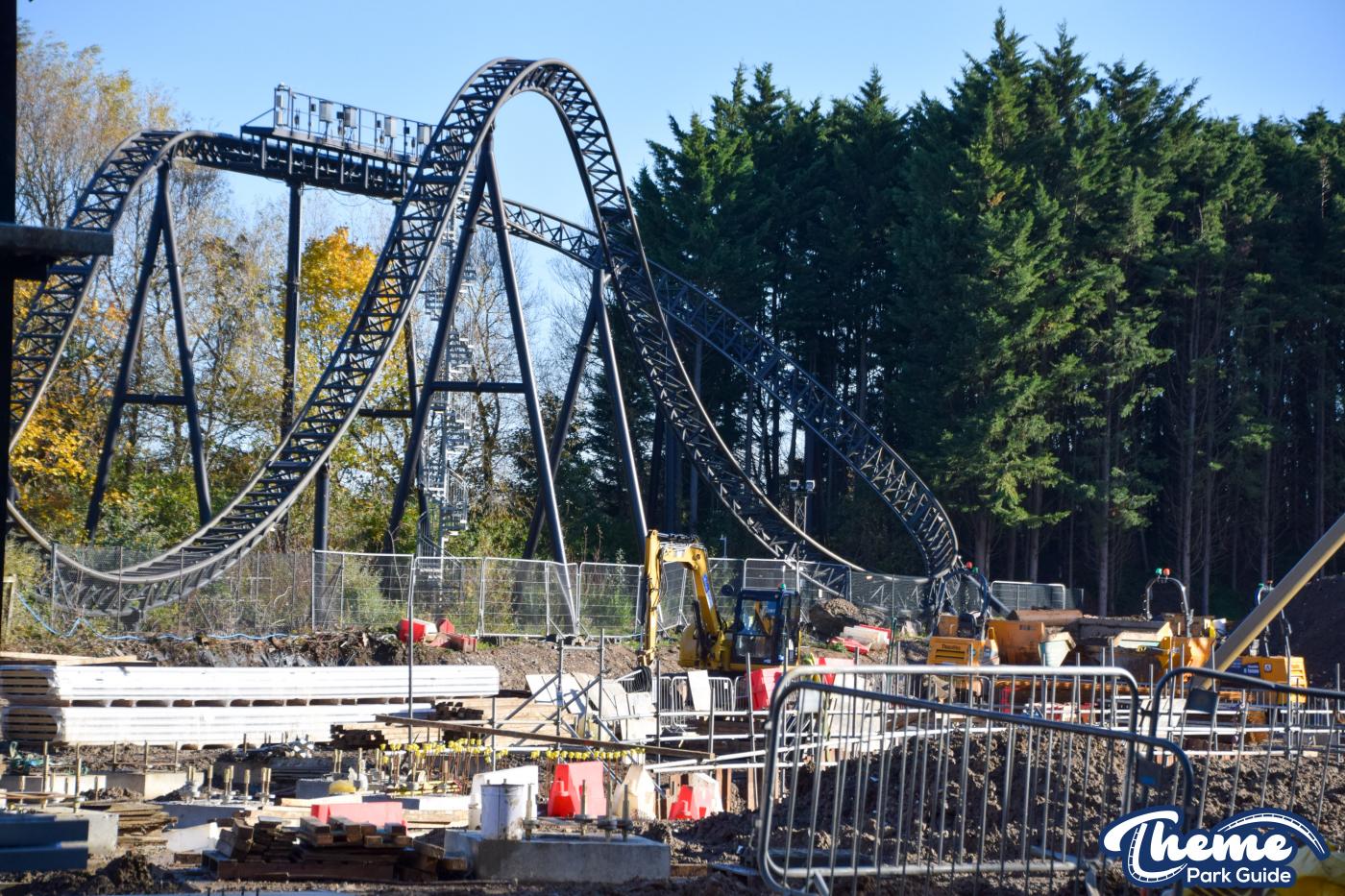 Hyperia Final Turn Around And Station Track Installed