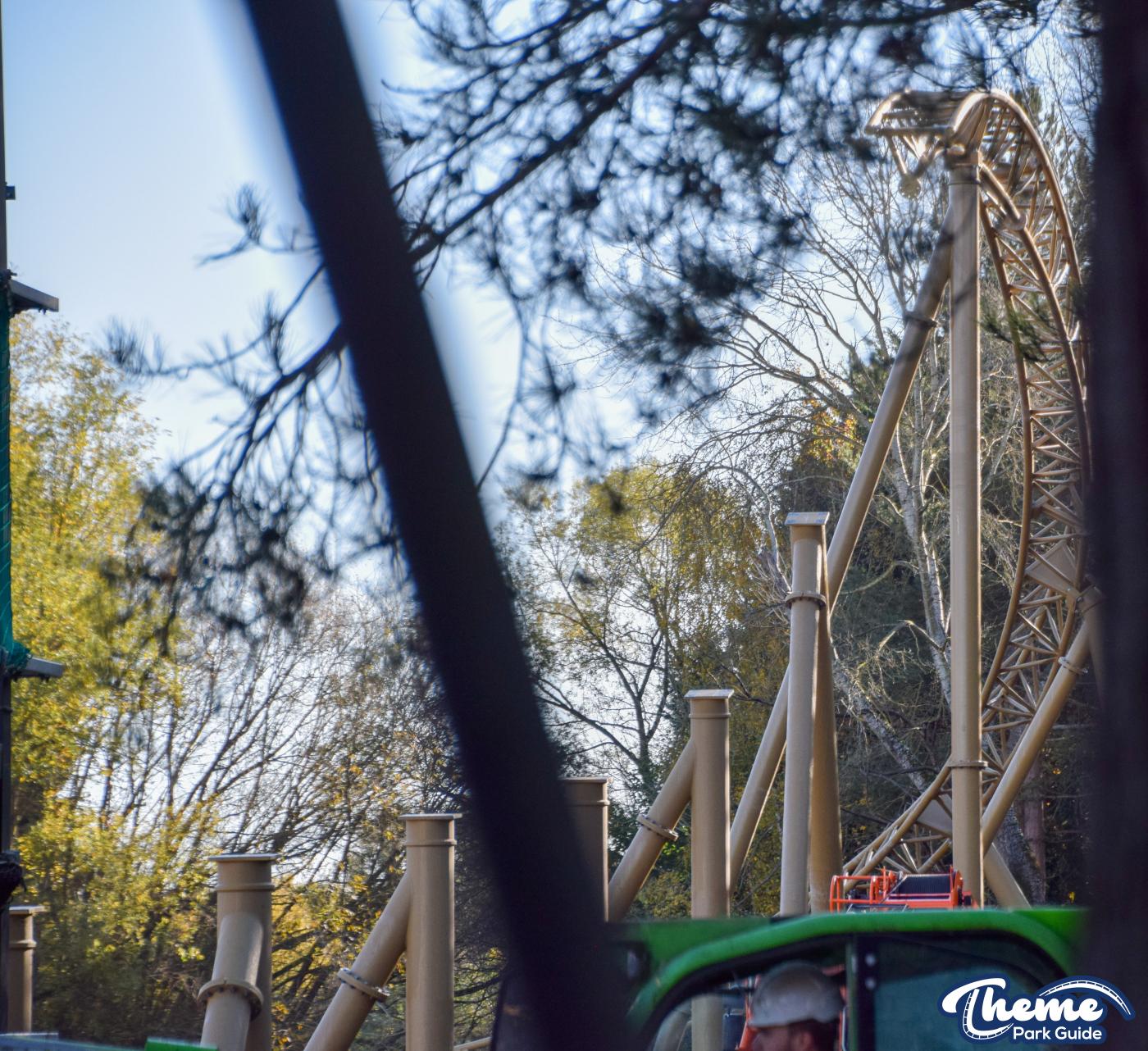 Hyperia Final Turn Around And Station Track Installed