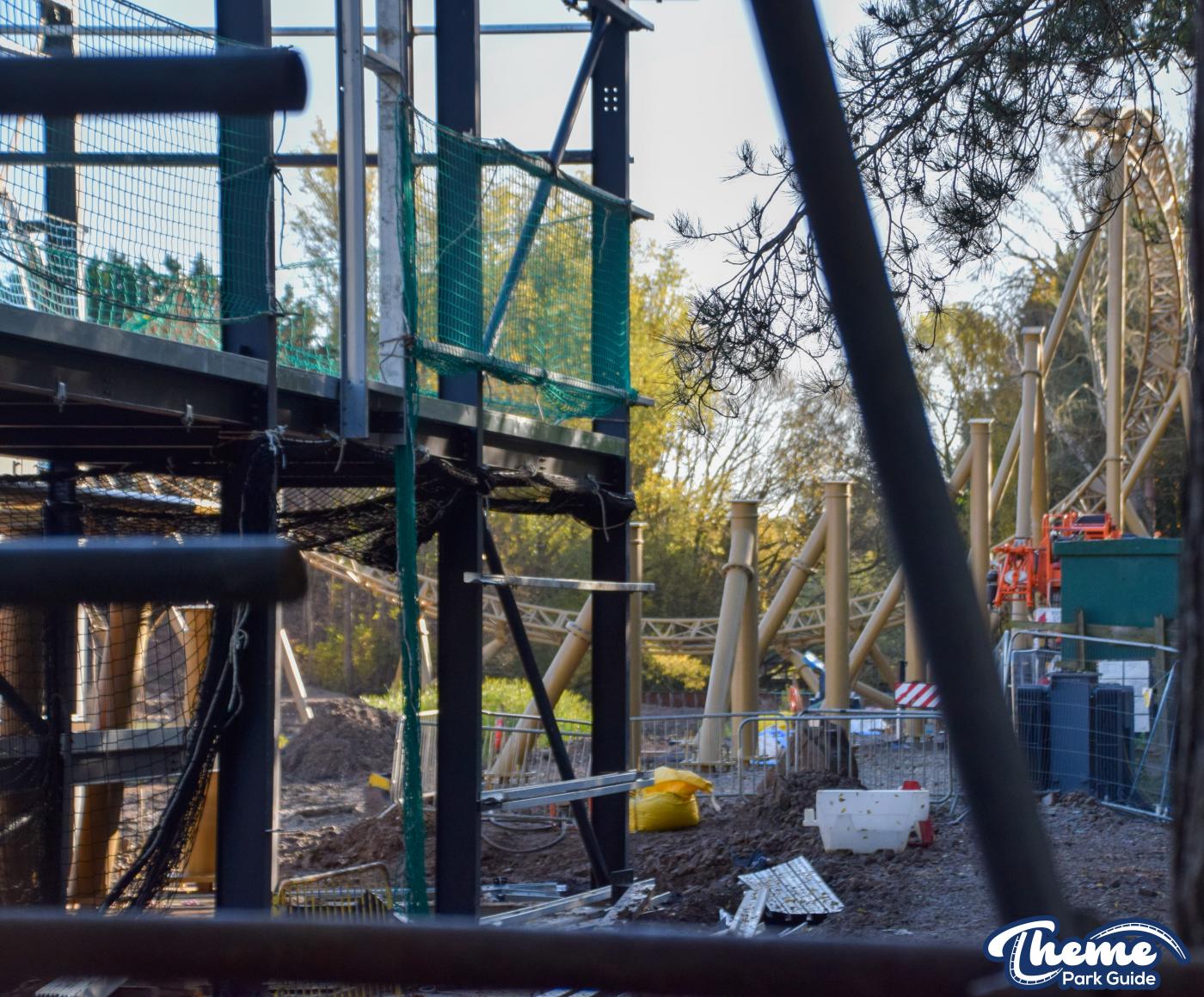 Hyperia Final Turn Around And Station Track Installed