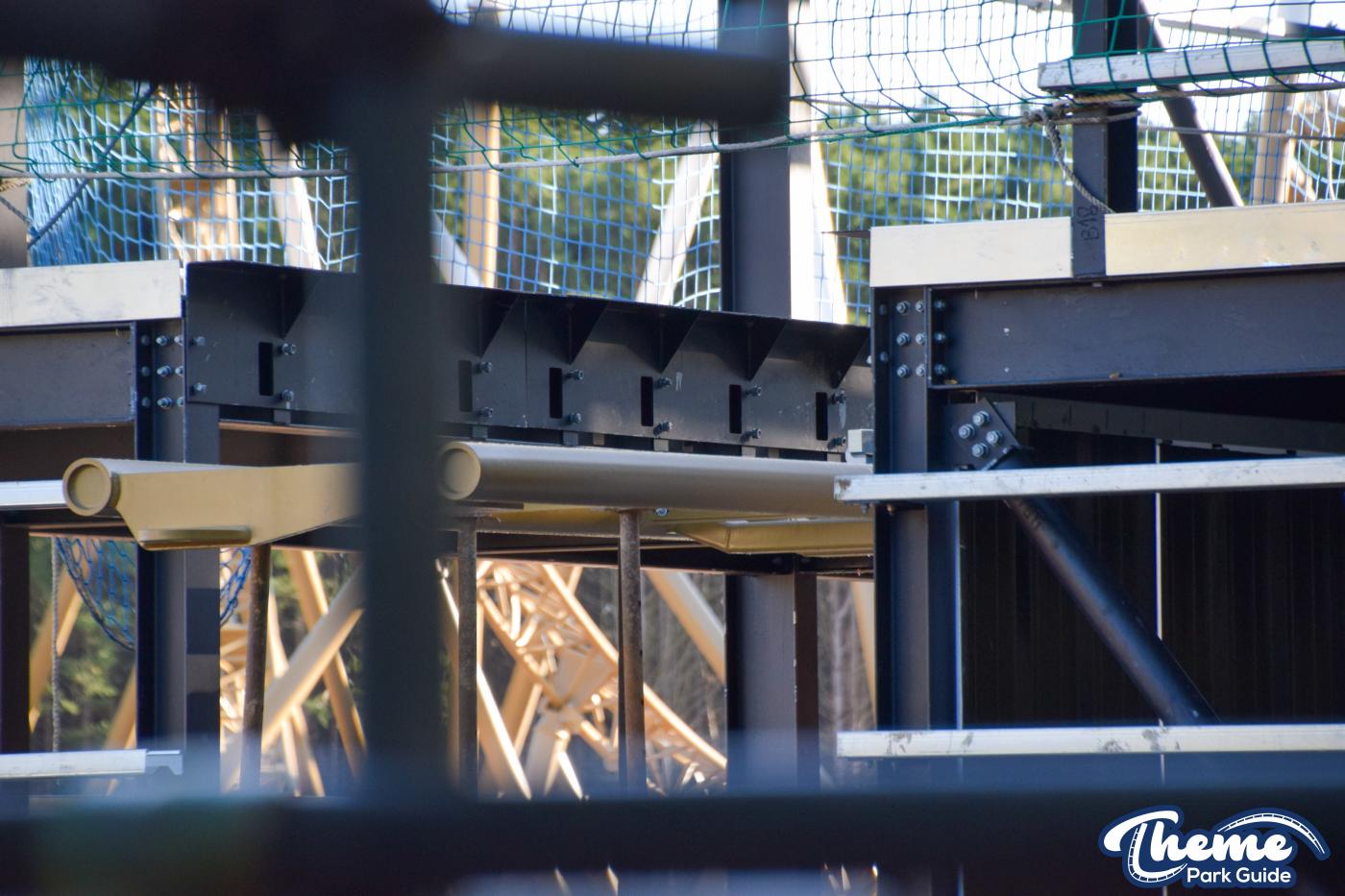 Hyperia Final Turn Around And Station Track Installed