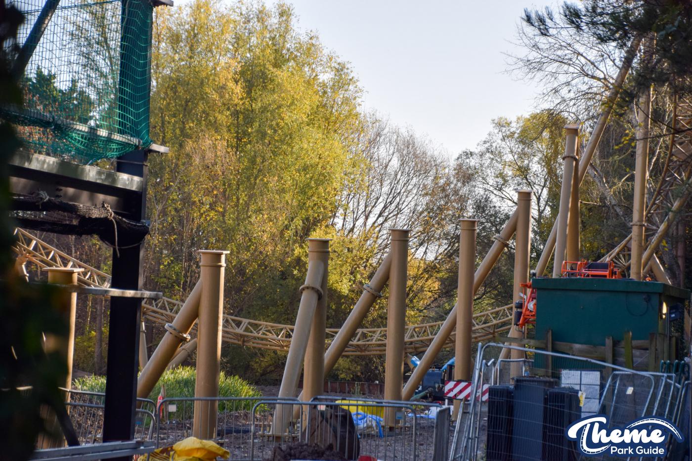 Hyperia Final Turn Around And Station Track Installed