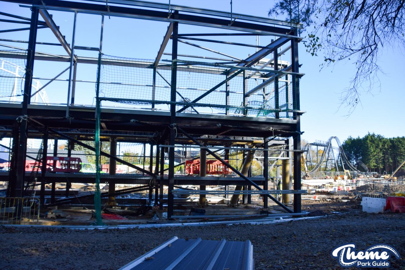 Hyperia Final Turn Around And Station Track Installed
