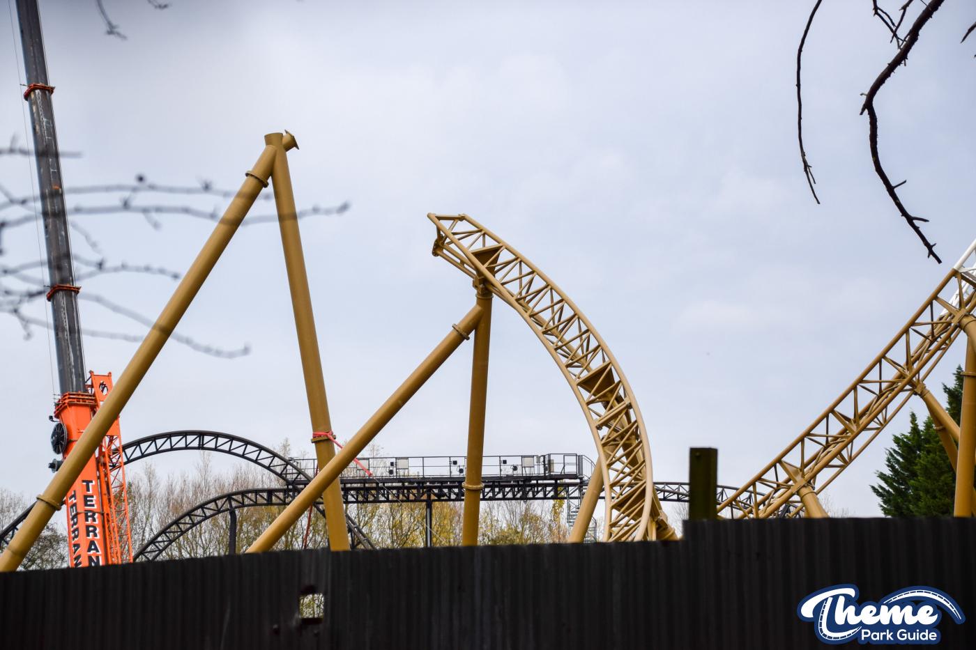 Hyperia Loop And Inversion Tower Construction Begins