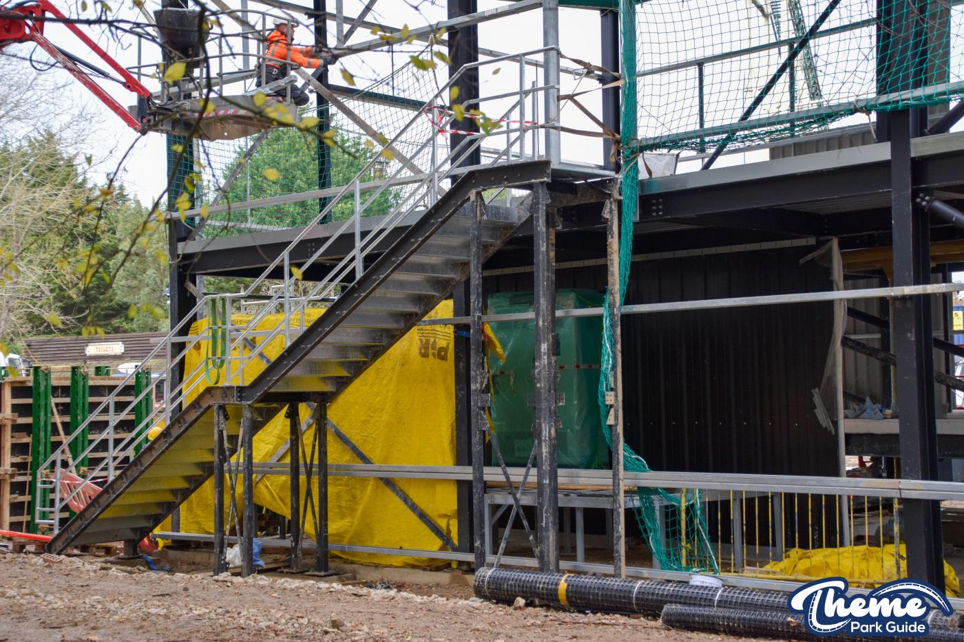 Hyperia Loop And Inversion Tower Construction Begins