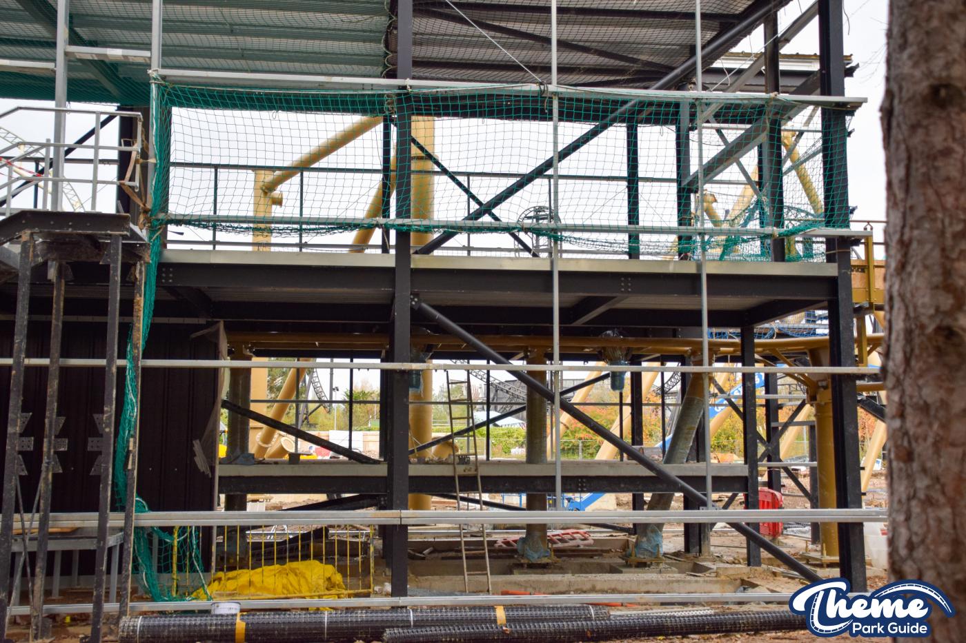 Hyperia Loop And Inversion Tower Construction Begins