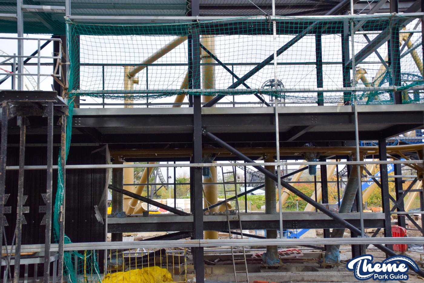 Hyperia Loop And Inversion Tower Construction Begins