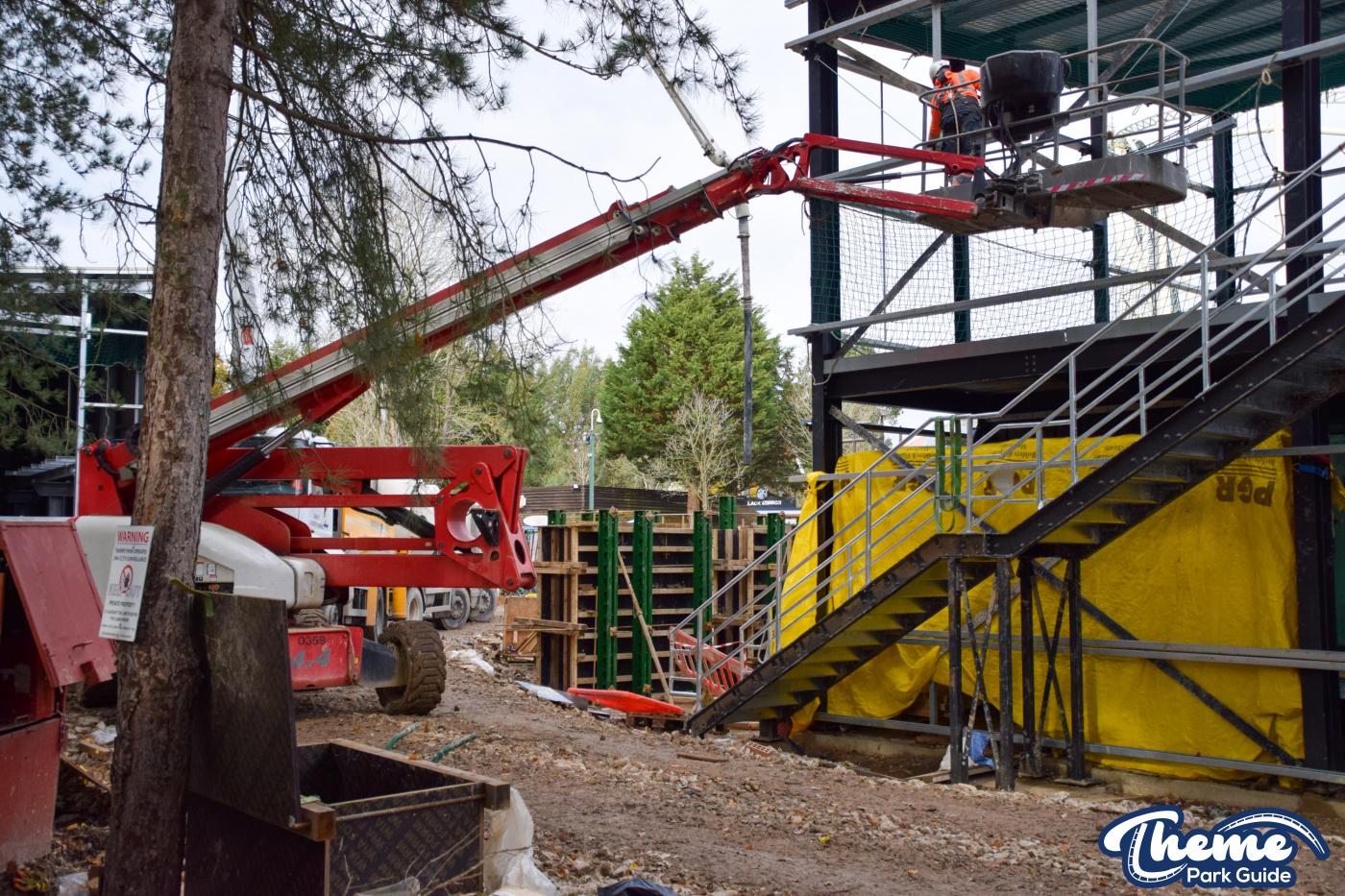 Hyperia Loop And Inversion Tower Construction Begins