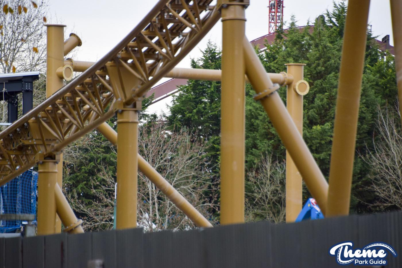 Hyperia Loop And Inversion Tower Construction Begins