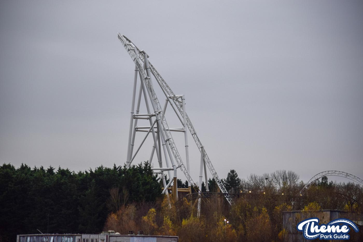 Hyperia December Construction Update From Within Thorpe Park