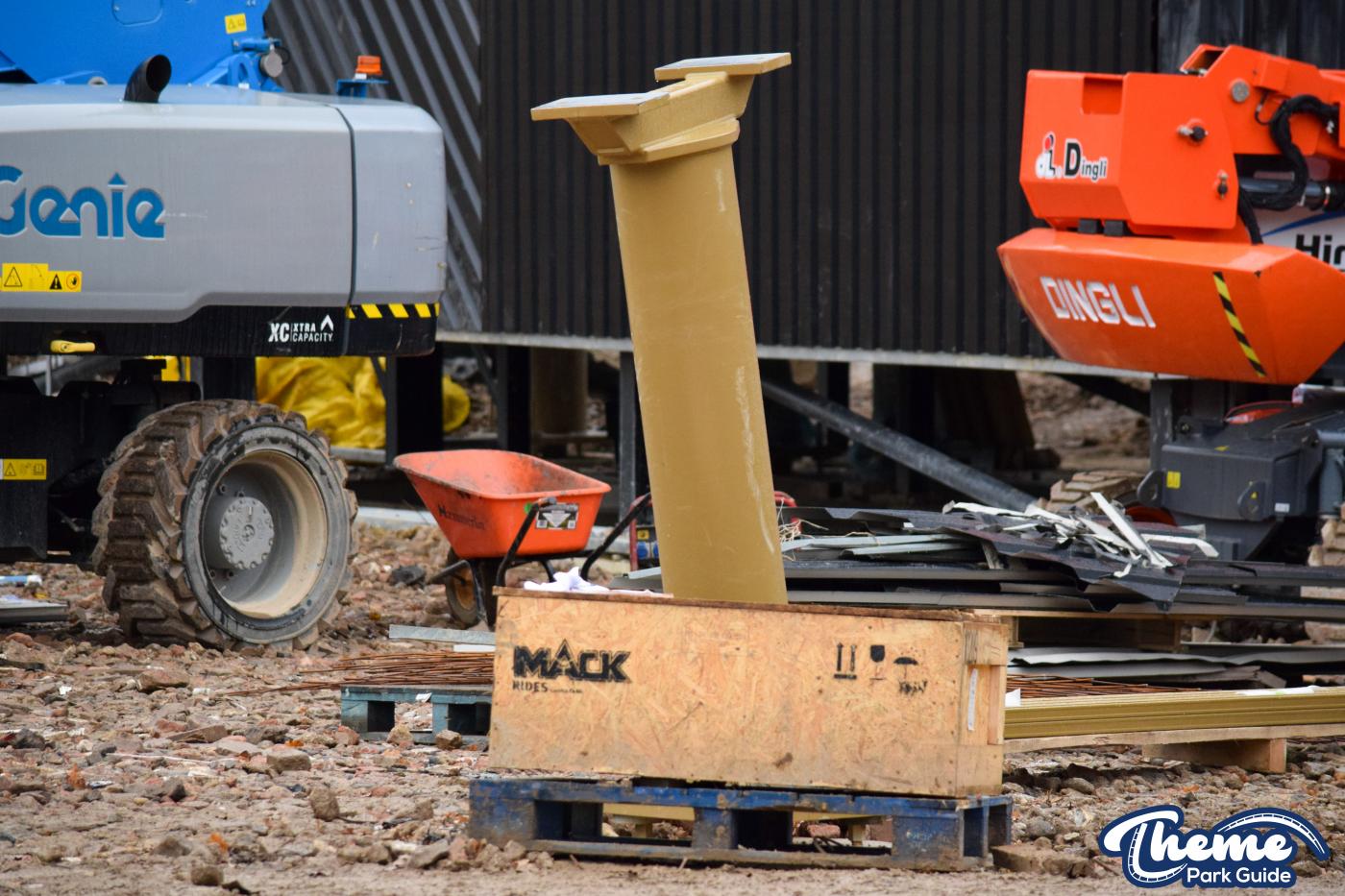 Hyperia December Construction Update From Within Thorpe Park