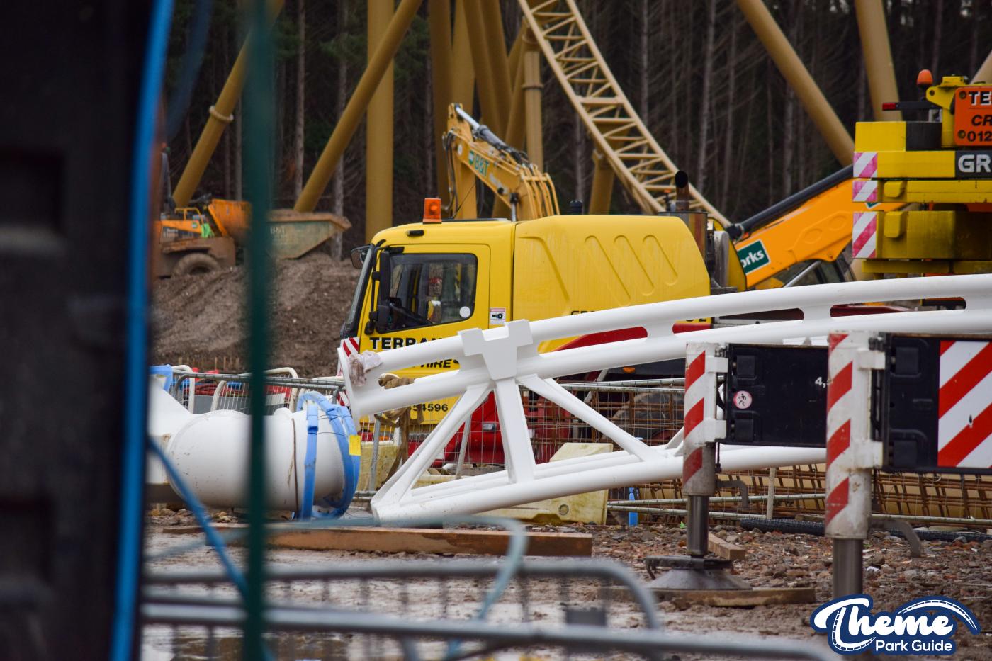Hyperia December Construction Update From Within Thorpe Park
