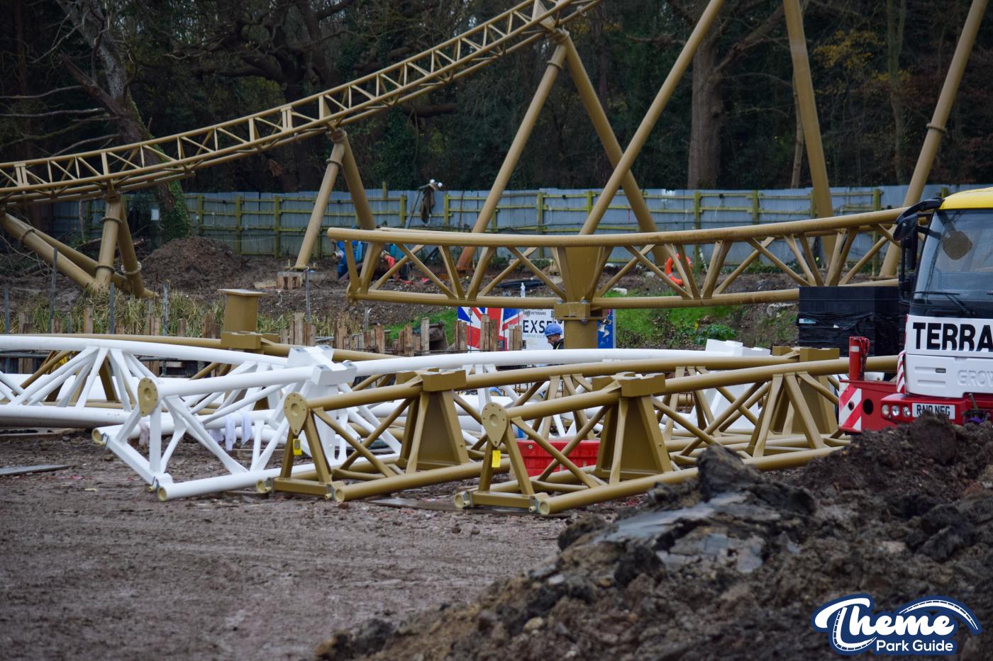 Hyperia December Construction Update From Within Thorpe Park
