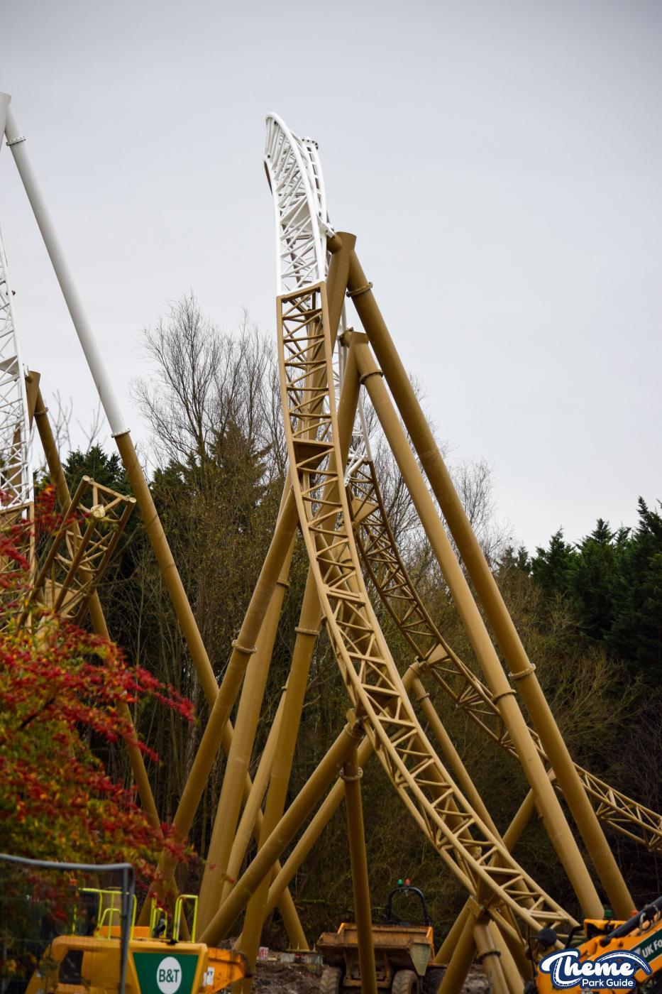 Hyperia December Construction Update From Within Thorpe Park