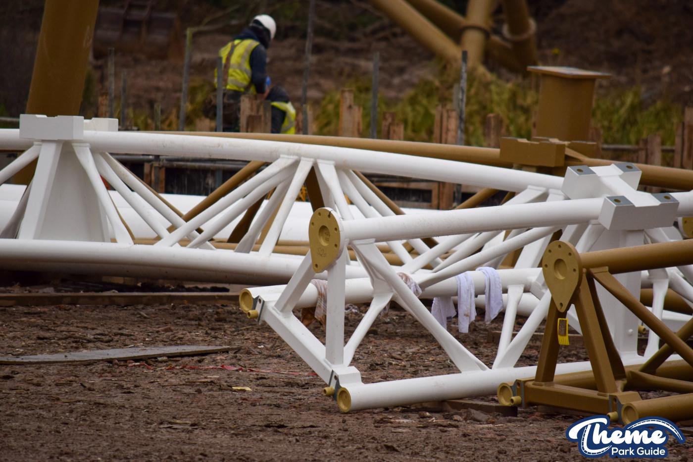 Hyperia December Construction Update From Within Thorpe Park