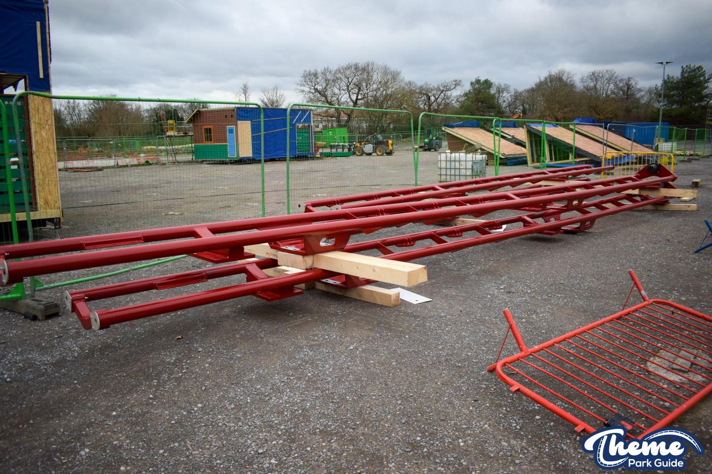 Legoland Windsor Minifigure Speedway Track Installation 90% Complete