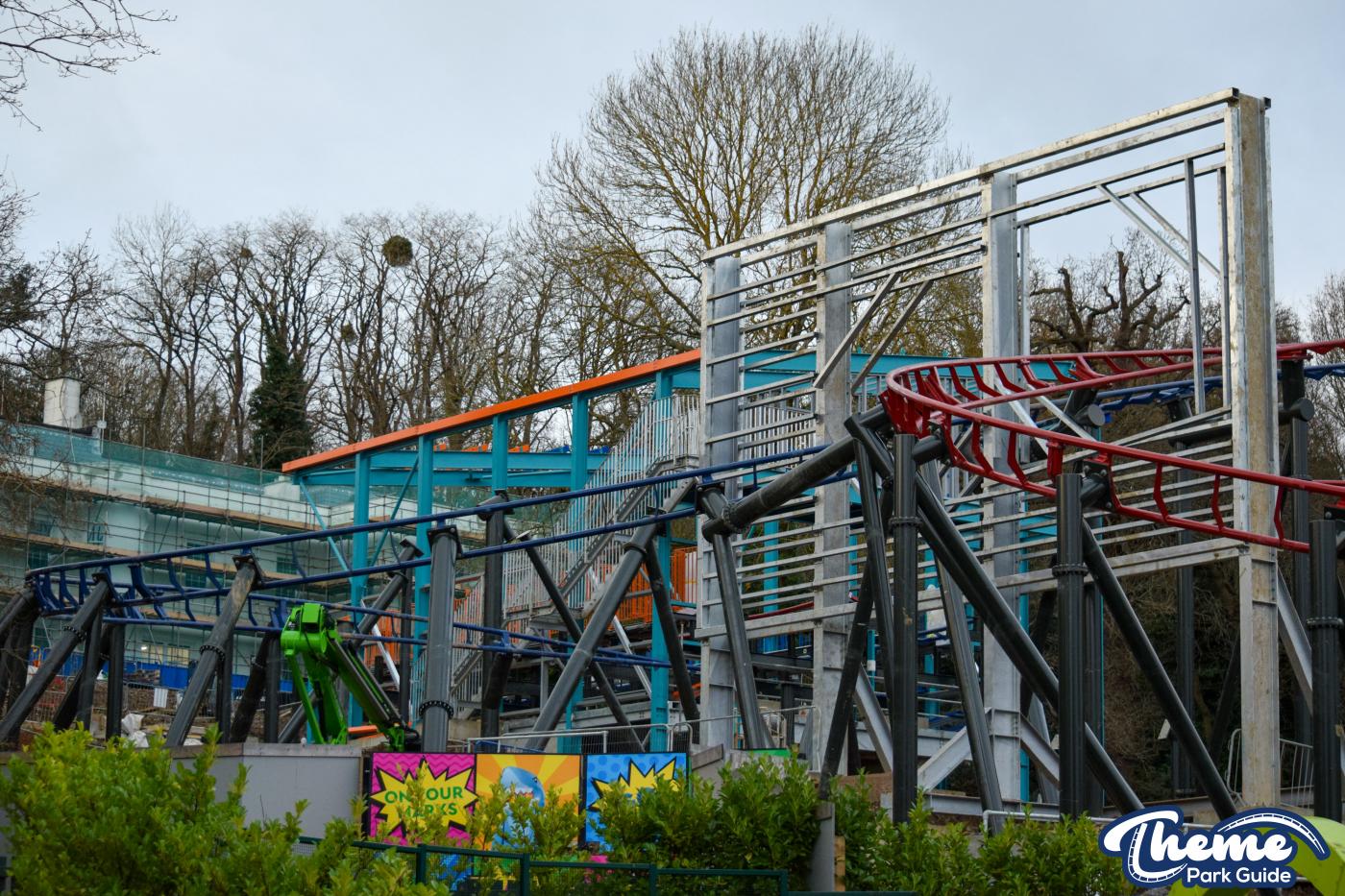Legoland Windsor Minifigure Speedway Track Installation 90% Complete