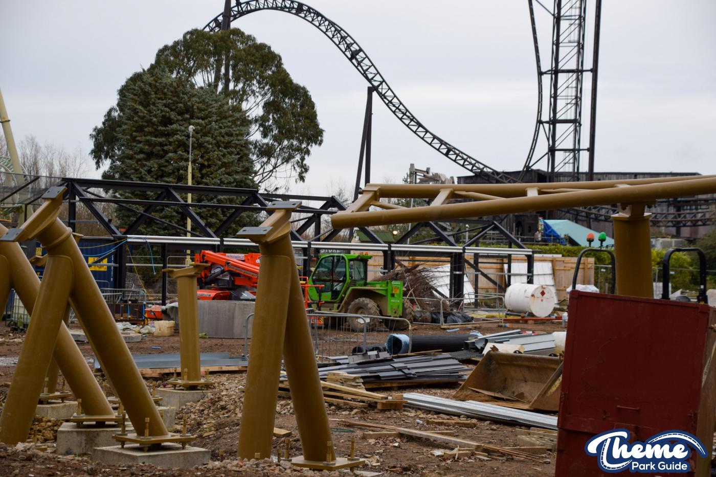 Hyperia Track 80% Complete Next Stage The Lift Hill