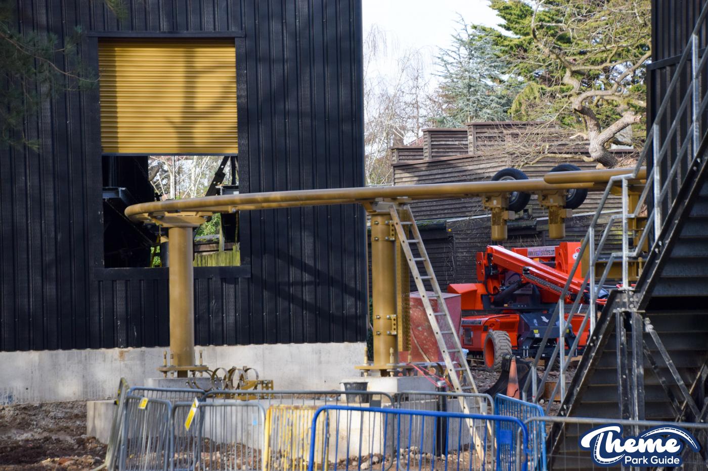 Hyperia Maintenance Bay & First Turn Track Installed
