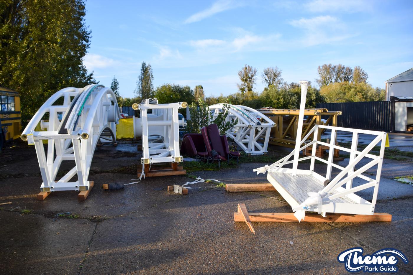 More Track And Lift Hill Sections Delivered For Hyperia