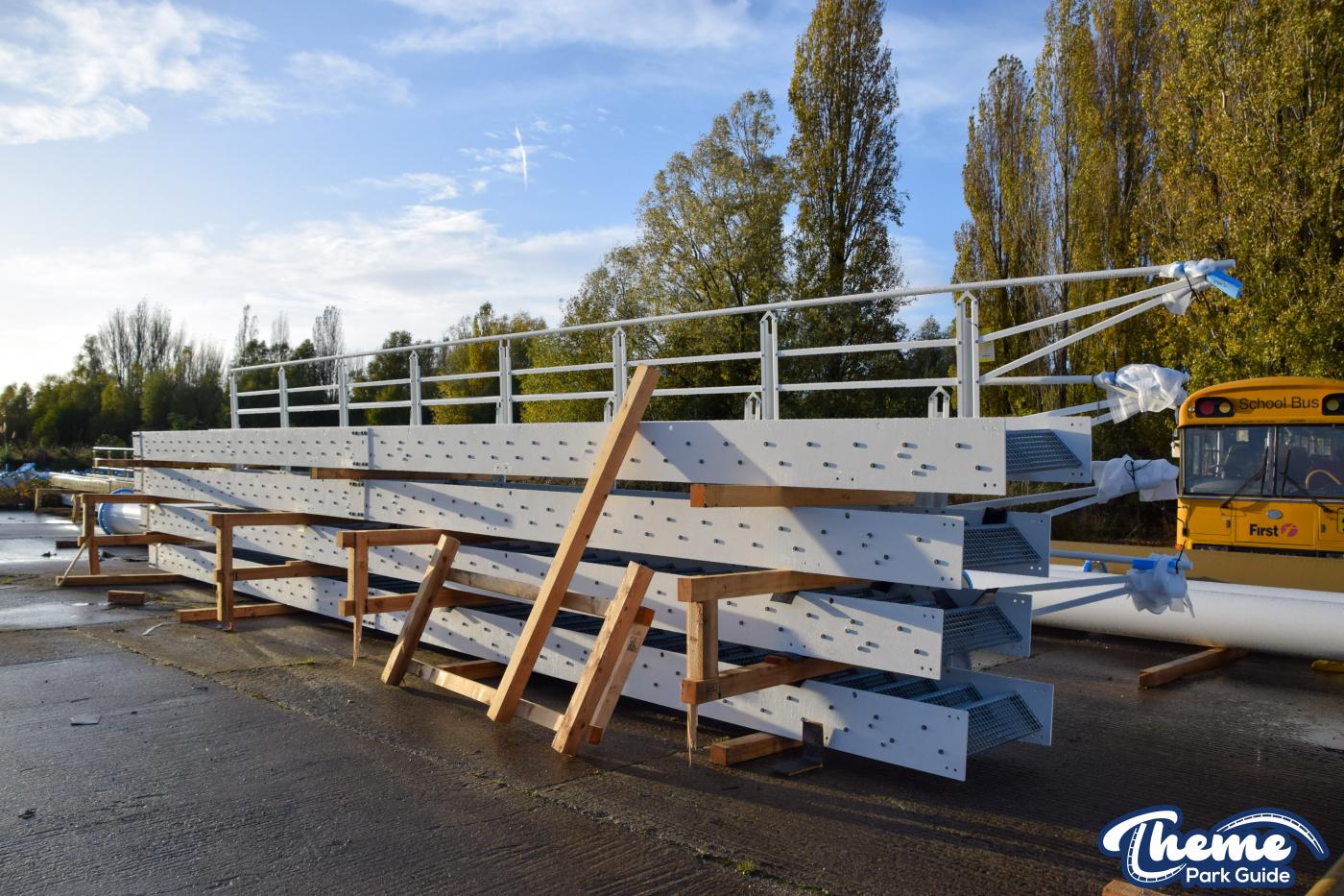 More Track And Lift Hill Sections Delivered For Hyperia