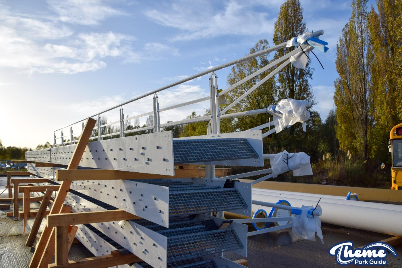 More Track And Lift Hill Sections Delivered For Hyperia