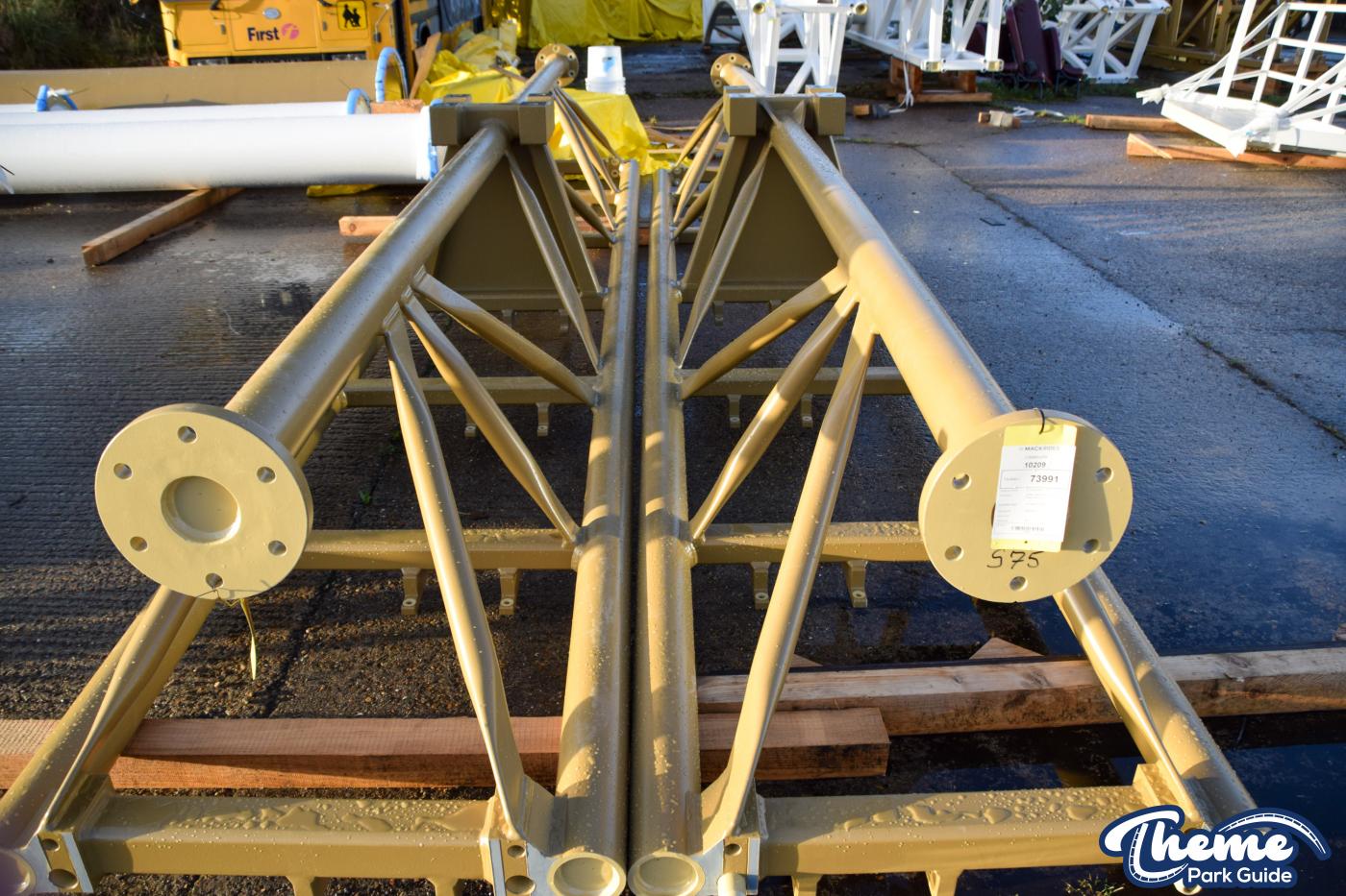 More Track And Lift Hill Sections Delivered For Hyperia