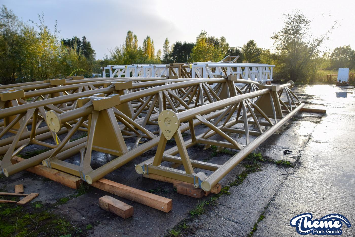 More Track And Lift Hill Sections Delivered For Hyperia